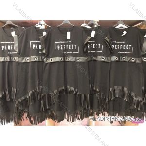 Casual Short Sleeve Dress Women (UNI S-L) ITALIAN FASHION IMW20E8362
