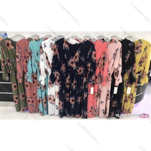 Casual Long Sleeve Dress Women's (UNI S-M) ITALIAN FASHION IMW20E8361
