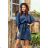287-7 SOFIA Butterfly dress - blue
