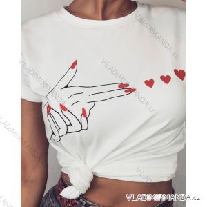 T-shirt short sleeve women (uni s / m) Polish FASHION PMK20014
