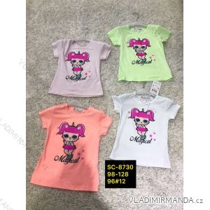 Children's girls' short sleeve t-shirt (98-128) ACTIVE SPORT ACT20SC-8730