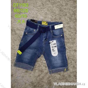 Summer jeans shorts with children's belt (98-128) SAD SAD20DT1193
