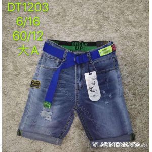 Summer jeans shorts with belt children's boys (6-16 years) SAD SAD20DT1203
