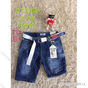 Summer jeans shorts with belt boys (8-18 years) SAD SAD20DT1068
