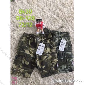 Children's camouflage shorts for boys (98-128) SAD SAD20BK30
