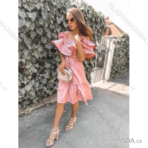 Dress with 3/4-sleeve ladies pocket (uni sl) ITALIAN Fashion IM3181746