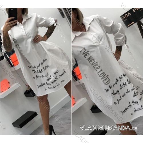 Dress with 3/4-sleeve ladies pocket (uni sl) ITALIAN Fashion IM3181746