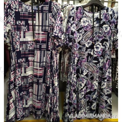 Dress short sleeve women's oversized (44-52) POLISH FASHION PME20015
