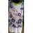 Oval short summer sleeveless dress women's floral (uni sm) ITALIAN MODA IM1219029