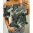 Top T-shirt short with bare shoulders women's camouflage (uni s / m) ITALIAN MODA IMM202692
