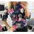 Blouse Shirt Long Floral Sleeveless Ladies (UNI S-M) ITALIAN FASHION IMW20A0-17 S / M dark blue