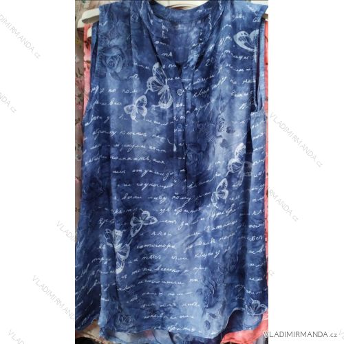 Women's sleeveless blouse tunic (UNI S-M) ITALIAN FASHION IMN20069