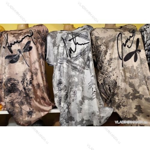 Tunic short sleeve women's oversized (UNI XL-2XL) TURKISH FASHION TME20020
