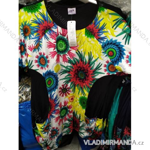 Classic summer oversized dress (44-48) L.G.M. POLISH FASHION LGM20011