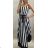 Dresses long summer women's strip (uni sl) ITALIAN Fashion IMM20101