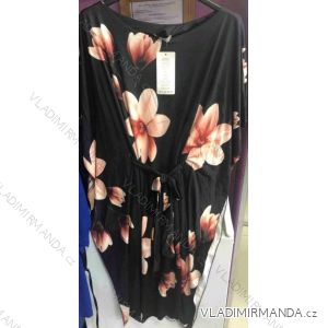 Women's floral poncho sleeveless floral dress (uni s / m) ITALIAN FASHION IMM20173