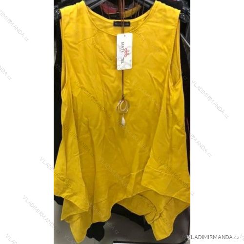 Extended summer tunic dress on straps women (UNI S / M) ITALIAN FASHION IMM20237