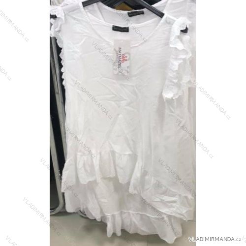 Blouse tunic short sleeve women (UNI S / M) ITALIAN FASHION IMM20246