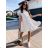 Dress with 3/4-sleeve ladies pocket (uni sl) ITALIAN Fashion IM3181746