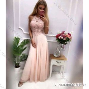 Women's long prom dress with lace (uni s-m) ITALIAN FASHION IMM20126