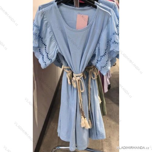 Women's short-sleeved summer dress (UNI S-M) ITALIAN FASHION IMM20318