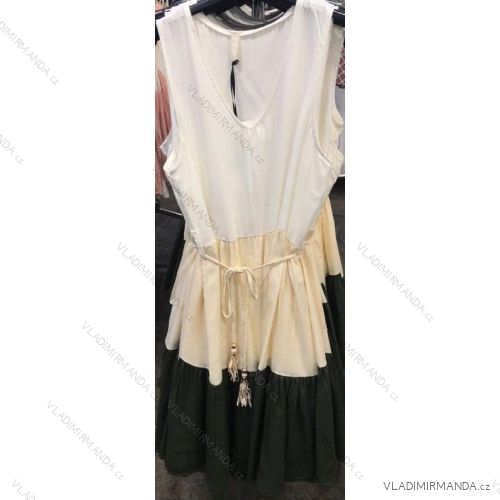 Straps summer stripe dress women (UNI S-M) ITALIAN FASHION IMM20315