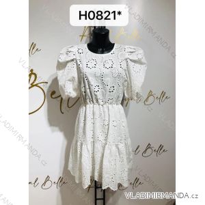 Women's short-sleeved summer dress (UNI S-M) ITALIAN FASHION IMM20318