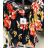 Blouse 3/4 sleeve women's with floral pattern (uni s-m) ITALIAN FASHION IMM20132