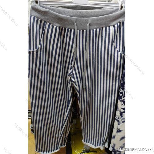 Sweatpants 3/4 short shorts summer women's oversized (uni xl-2xl) ITALIAN FASHION IMB20500