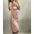 Dress with bare shoulders summer steering wheel buttons pockets (uni s / m) ITALIAN FASHION IMM200109
