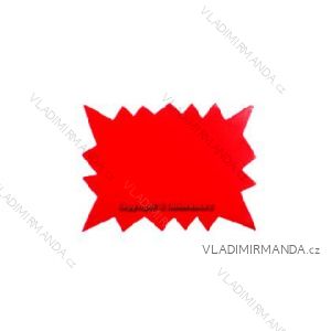 Visitors 'rebel' 120x88 red, package 100pcs.
