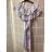 Šaty carmen krátké dámské proužek (uni s/m) ITALSKá MODA IMM20MS52106
