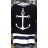 Summer tunic short sleeve and long striped skirt women (uni xs-m) ITALIAN FASHION IM119426