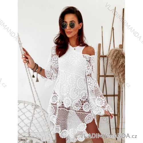 Dress with 3/4-sleeve ladies pocket (uni sl) ITALIAN Fashion IM3181746