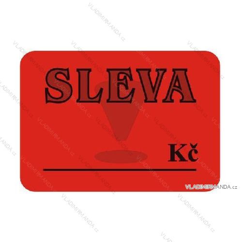 Stickers 52x74mm discount, 100 pcs / package
