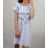 Šaty carmen krátké dámské proužek (uni s/m) ITALSKá MODA IMM20MS52106