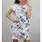 Classic summer women's floral dress (s / m) ITALIAN FASHION IM520098