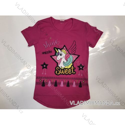 Kids' Short Sleeve T-Shirt (128-152) Turkish MODA TVB20010