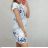 Classic summer women's floral dress (s / m) ITALIAN FASHION IM520102
