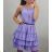 Summer dress with straps women with belt (UNI S / l) ITALIAN FASHION IMM20391