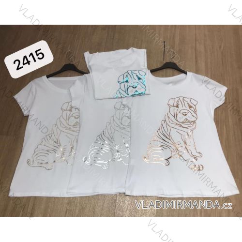 Women's short sleeve t-shirt (UNI S-M) ITALIAN FASHION IMM20305