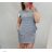 Classic Short Sleeve Dress Women's Stripe (Uni L / XL) ITALIAN FASHION IM520034
