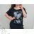 T-shirt tunic short sleeve ladies (uni l-2xl) ITALIAN Fashion IM418294
