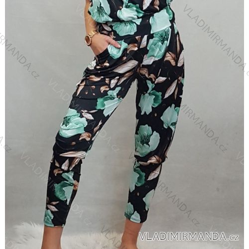 Pants aladinky elegant long shiny women (UNI S / M) ITALIAN FASHION IMM20547