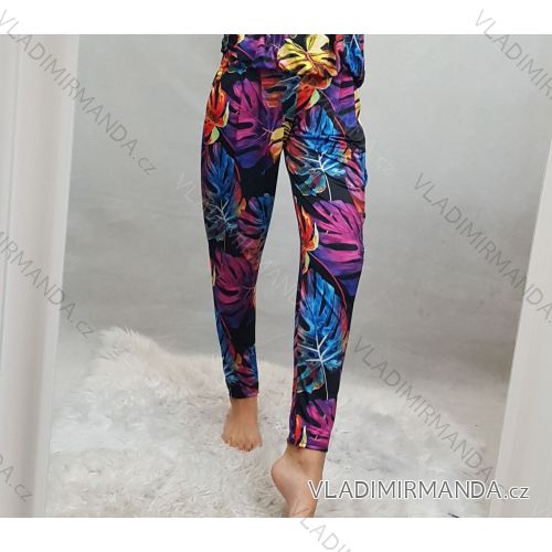 Pants aladinky elegant long shiny women (UNI S / M) ITALIAN FASHION IMM20548