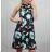 Women's flowered summer dress (UNI S / M) ITALIAN FASHION IMM20554 / c