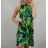 Women's flowered summer dress (UNI S / M) ITALIAN FASHION IMM20555 / C