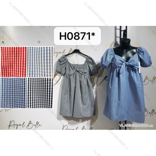 Dress with 3/4-sleeve ladies pocket (uni sl) ITALIAN Fashion IM3181746