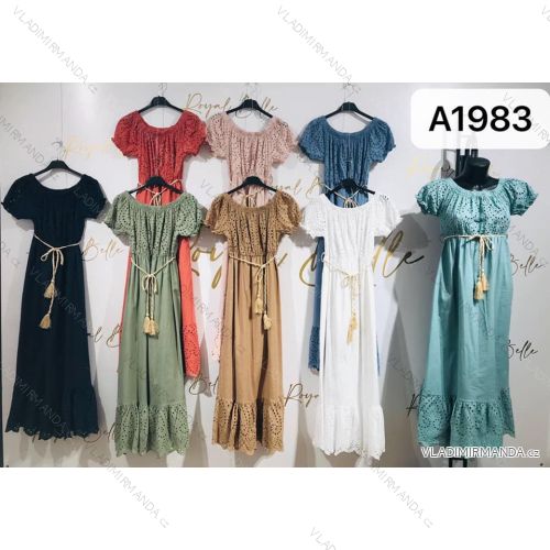Dress with 3/4-sleeve ladies pocket (uni sl) ITALIAN Fashion IM3181746