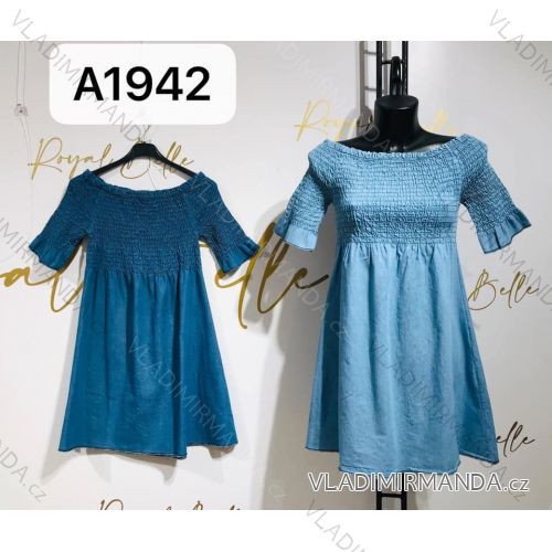 Dress with 3/4-sleeve ladies pocket (uni sl) ITALIAN Fashion IM3181746